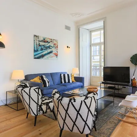 شقة Bacalhoeiros 99 - Beautiful And Bright @ Baixa, Chiado Lisboa